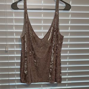 H&M size large velvet tank